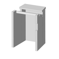 Šamotová komora komplet KV 025F 01 